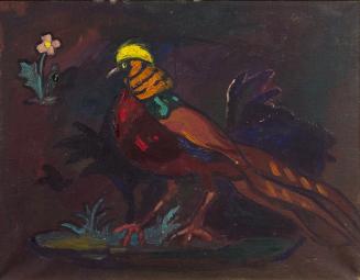 Alfred Wickenburg, Goldfasan, 1911/1913, Öl auf Leinwand, 49 x 63,5 cm, Belvedere, Wien, Inv.-N ...