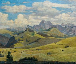 Max Kahrer, Seiser Alm (Südtirol), 1914, Öl auf Leinwand, 67 x 78 cm, Belvedere, Wien, Inv.-Nr. ...