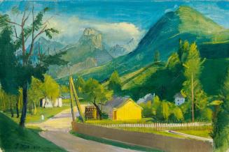 Ferdinand Kitt, Straße im Gebirge, 1930, Öl auf Leinwand, 62 x 92 cm, Belvedere, Wien, Inv.-Nr. ...