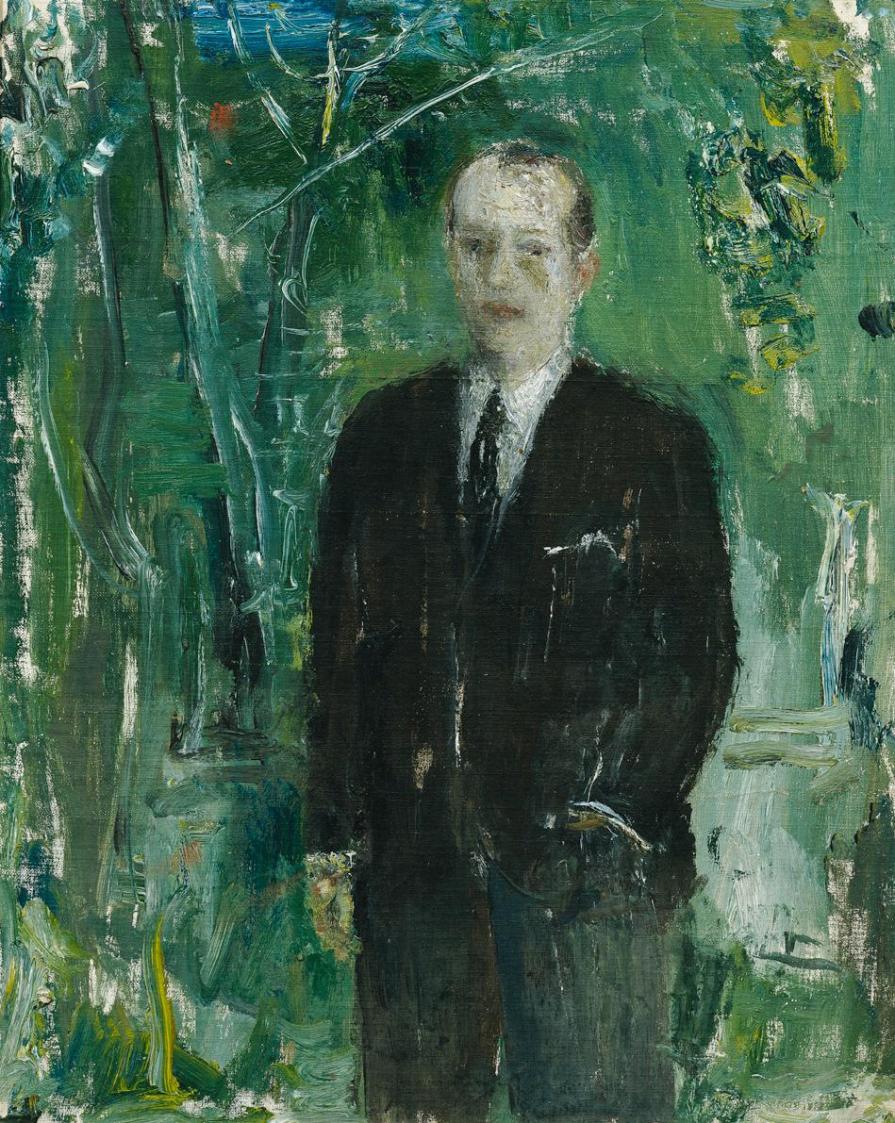 Wilhelm Thöny, Selbstbildnis, um 1930, Öl auf Leinwand, 44 x 35 cm, Belvedere, Wien, Inv.-Nr. 5 ...