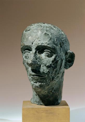 Josef Pillhofer, Porträtkopf Klaus Demus, 1969, Bronze, 29 cm, Belvedere, Wien, Inv.-Nr. 5883