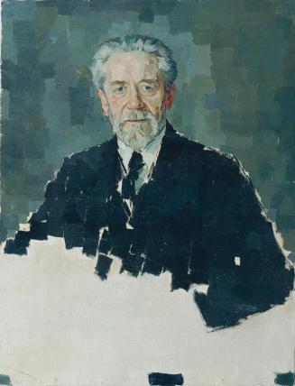 Ferdinand Matthias Zerlacher, Professor Friedrich Becke, 1922, Öl auf Leinwand, 95 x 72,5 cm, B ...
