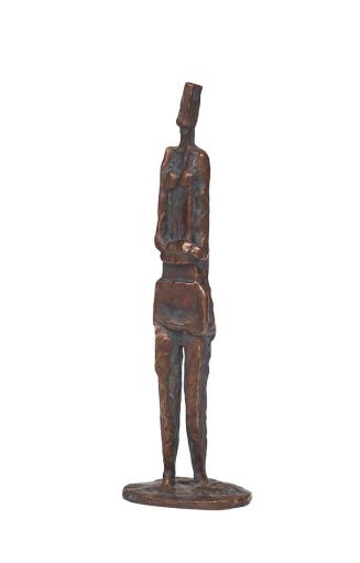 Fritz Wotruba, Kleine stehende Figur (Die Nadel), 1948, Bronze, 32 × 10,5 × 8 cm, Belvedere, Wi ...