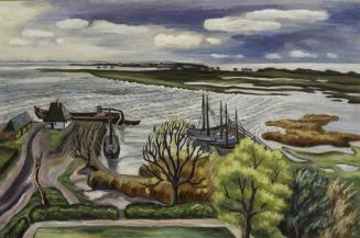 Irma Lang-Scheer, Hiddensee, Ostsee, 1941, Öl auf Sperrholz, 60 x 90 cm, Belvedere, Wien, Inv.- ...