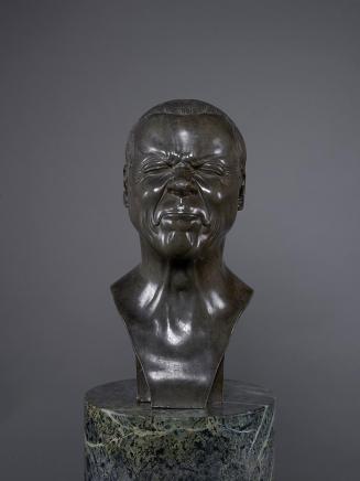 Franz Xaver Messerschmidt, Ein düstrer finsterer Mann ("Charakterkopf" Nr. 34(, 1770/1783, Blei ...