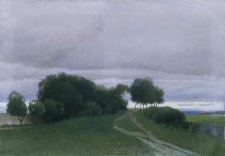 Ferdinand Brunner, Trüber Abend, 1903, Öl auf Leinwand, 83,7 x 120 cm, Belvedere, Wien, Inv.-Nr ...