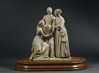 Hanns Gasser, Herzeleid (Die drei Töchter von Julius Schnorr von Carolsfeld), 1845/1846, Gips,  ...