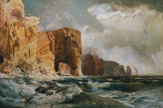 Robert Russ, Helgoland, um 1877, Öl auf Leinwand, 133 x 200 cm, Belvedere, Wien, Inv.-Nr. 5836