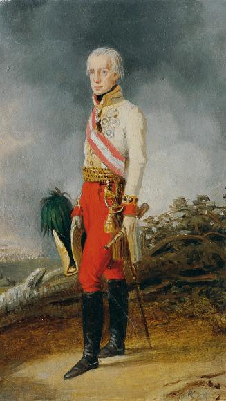 Johann Peter Krafft, Kaiser Franz I. (II.) von Österreich (1768–1835), 1825, Öl auf Papier auf  ...