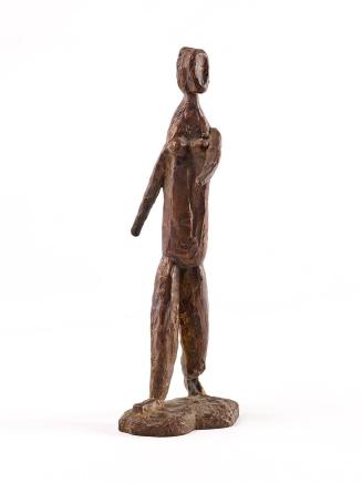 Fritz Wotruba, Kleine schreitende Figur, um 1950, Bronze, 37 × 9 × 13 cm, Belvedere, Wien, Inv. ...