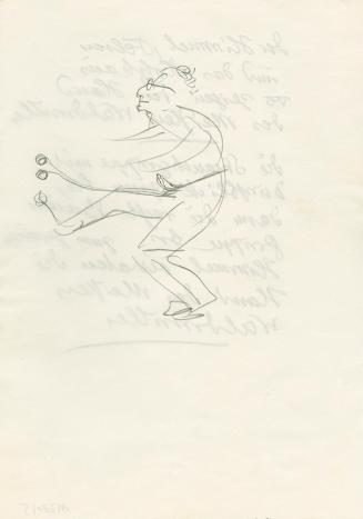 Robert Fuchs, Ohne Titel, 1972, Bleistift auf Papier, 29,7 × 21 cm, Belvedere, Wien, Inv.-Nr. 1 ...