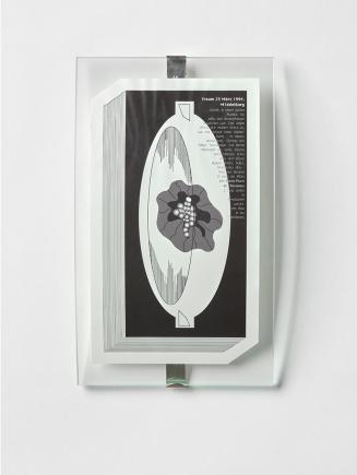 Irene Hohenbüchler, Rotunde, 1993, Papier, Glas, Metall, je: 30 × 17 × 3 cm, Belvedere, Wien, I ...