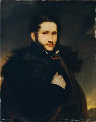 Carl Rahl, Der Bildhauer Adam Ramelmayr (Rammelmayer), 1835, Öl auf Leinwand, 76 x 61 cm, Belve ...