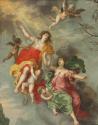 Jan van Balen, Allegorie mit Putti, um 1650, Öl auf Holz, 50 × 39,5 cm, Belvedere, Wien, Inv.-N ...