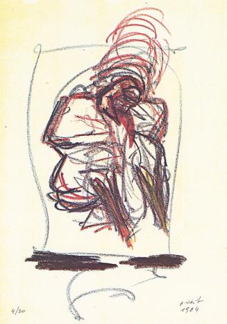 Peter Veit, Ohne Titel, 1984, Druck, Blattmaße: 29,7 × 21 cm, Belvedere, Wien, Inv.-Nr. 11929/8