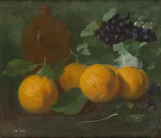 Robert Skala, Stillleben mit Orangen, um 1920, Öl auf Leinwand, 31,5 × 36,5 cm, Belvedere, Wien ...