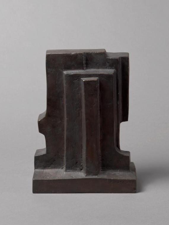 Fritz Wotruba, Kopf, 1962, Bronze, 36 × 14 × 27 cm, Belvedere, Wien, Inv.-Nr. FW 335