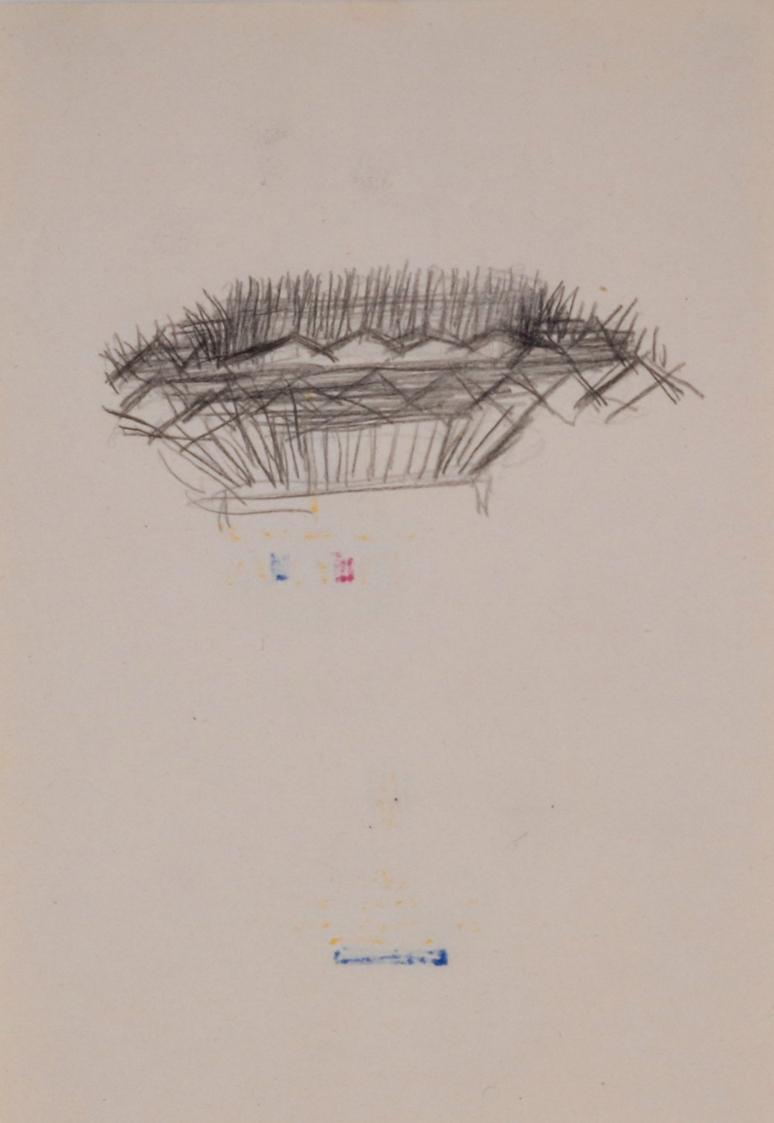 Fritz Wotruba, Entwürfe für einen Fingerring, 1961–1965, Bleistift auf Papier
, Blattmaße: 20, ...