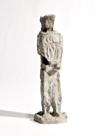 Fritz Wotruba, Kleine stehende Figur, 1950, Zementguss, 36,5 × 12 × 10 cm, Belvedere, Wien, Inv ...
