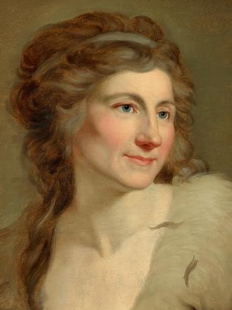Johann Baptist Lampi, Gräfin Catarina von Tomatis, 1788–1789, Öl auf Papier auf Leinwand, 42 ×  ...