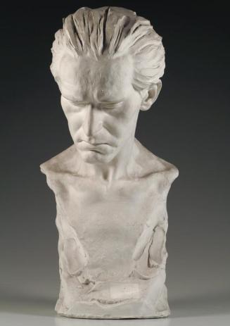 Gustinus Ambrosi, Junger Dichter, 1947, Gips, H: 58 cm, Belvedere, Wien, Inv.-Nr. A 263