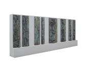 Fritz Wotruba, Marburger Relief (Serie von acht Reliefplatten), 1963/1964, Bronze, 164 × 400 ×  ...