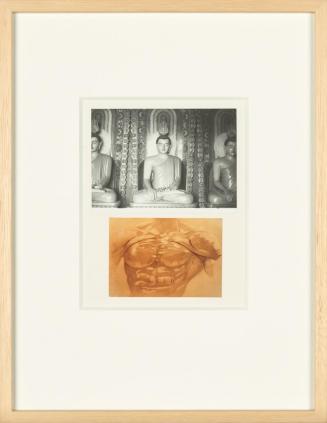 Birgit Jürgenssen, Wörterbuch der Gemeinplätze (Flaubert), 1975–1978, S/W-Fotografie und Farbfo ...