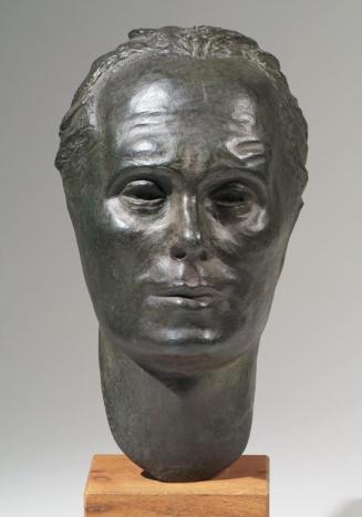 Georg Ehrlich, Selbstbildnis, 1928, Bronze, Hohlguss, H: 34 cm, Belvedere, Wien, Inv.-Nr. 5906