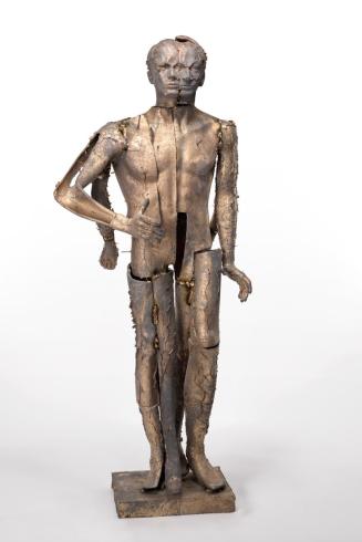 Heimo Zobernig, Ohne Titel, 2023, Bronze, 194 × 84 × 68 cm, Belvedere, Wien, Inv.-Nr. 12071