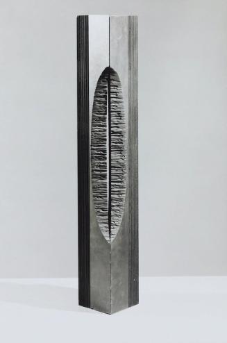 Franz Katzgraber, Technische Inspiration, 1984, Stahl, Höhe: 75,5 cm, Artothek des Bundes, Daue ...