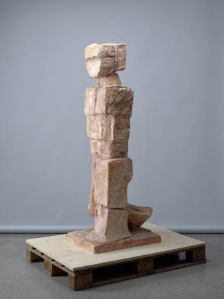 Fritz Wotruba, Großer Gehender, 1952, Gipsguss nach Tonmodell, 157 × 46 × 67,5 cm, Belvedere, W ...