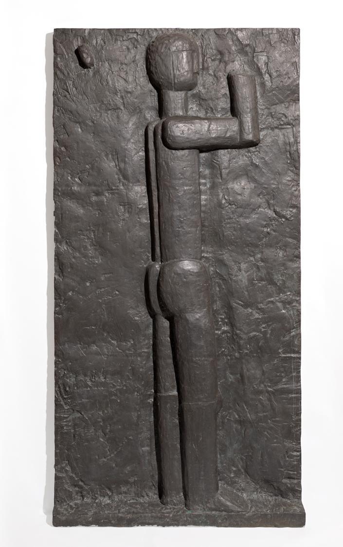 Fritz Wotruba, Matzleinsdorfer Relief II, 1958, Bronze, 200 × 101 × 15 cm, 175 kg, Belvedere, W ...