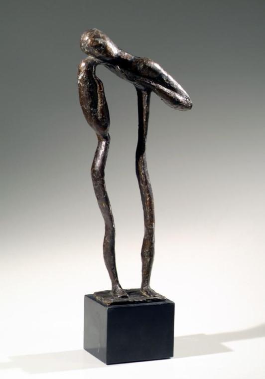 András Beck, Trauer, 1975, Bronze, 45,5 cm, Belvedere, Wien, Inv.-Nr. 8611