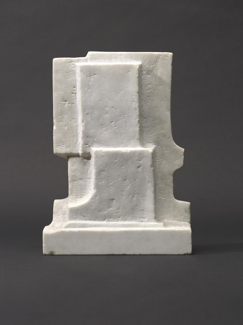 Fritz Wotruba, Kopf, 1962, Carrara Mamor, 37 × 14,5 × 27 cm, 22 kg, Belvedere, Wien, Inv.-Nr. F ...