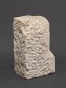 Fritz Wotruba, Kopf, unvollendet, um 1954, Untersberger Marmor, 44 × 18,5 × 26 cm, 52 kg, Belve ...