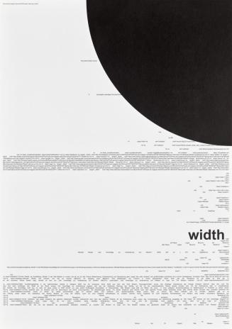 Michael Riedel, Ohne Titel, 2011, Offsetdruck auf Affichenpapier, 17teilig, je: 60,5 × 42 cm, B ...