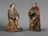 Hans Klocker, Kniende Maria, um 1485/1490, Zirbenholz mit Fassung und Vergoldung
, H: 114 x 67 ...