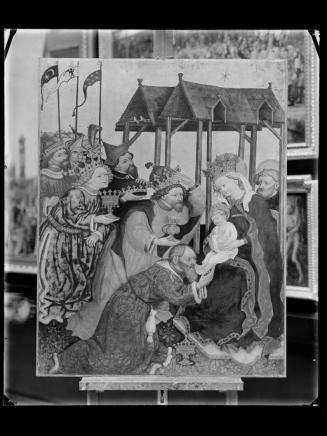 Josef Löwy – k. u. k. Hof-Photograph, Kunst- und Verlags-Anstalt, Anbetung der Heiligen Drei Kö ...