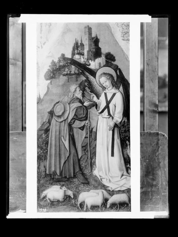 Josef Löwy – k. u. k. Hof-Photograph, Kunst- und Verlags-Anstalt, Botschaft des Engels an Joach ...
