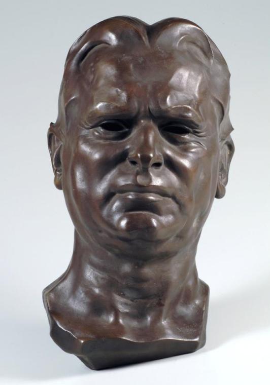 Gustinus Ambrosi, Marquis Franz von Bayros, 1914, Bronze, H: 36 cm, Belvedere, Wien, Inv.-Nr. A ...