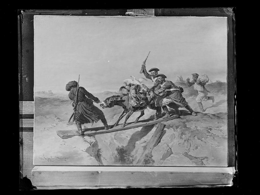 Josef Löwy – k. u. k. Hof-Photograph, Kunst- und Verlags-Anstalt, Auf der Requisition, 1888–189 ...