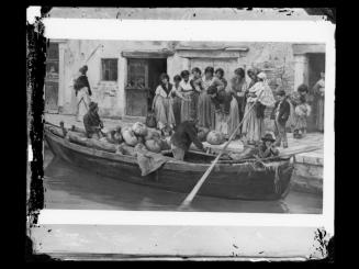 Josef Löwy – k. u. k. Hof-Photograph, Kunst- und Verlags-Anstalt, Kürbisverkäufer in Chioggia,  ...