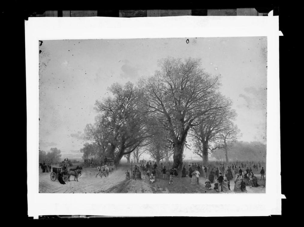 Josef Löwy – k. u. k. Hof-Photograph, Kunst- und Verlags-Anstalt, Auf dem Heimweg von der Welta ...