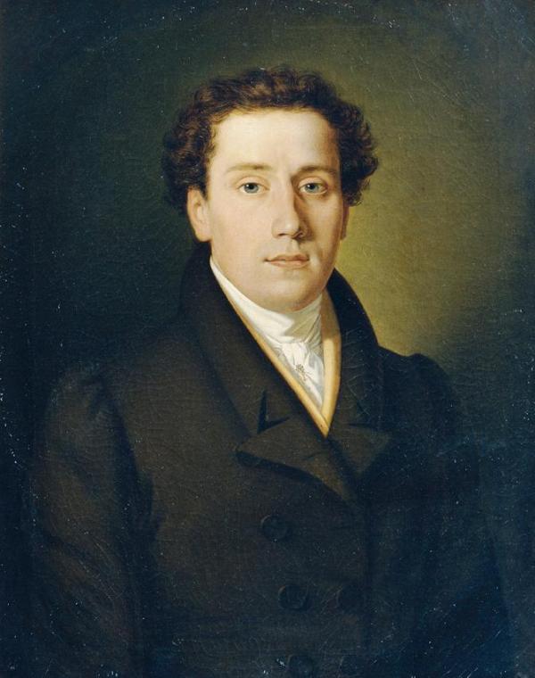 Joseph Weidner, Brustbild eines jungen Mannes, Öl auf Leinwand, 63 x 50,5 cm, Belvedere, Wien,  ...