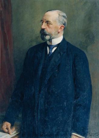 Kasimierz Pochwalski, Minister Karl Graf Stürgkh, 1917, Öl auf Leinwand, 114 x 83 cm, Belvedere ...