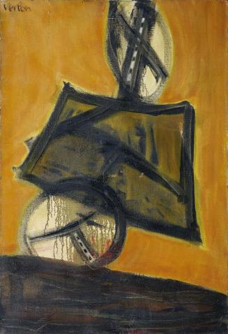 André Verlon, Ohne Bremse, 1960er Jahre, Öl auf Leinwand, 130 x 90 cm, Belvedere, Wien, Inv.-Nr ...