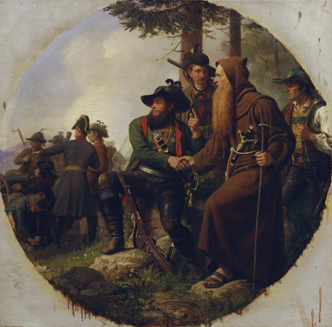Der Kampf am Berg Isel 1809 von Karl von Blaas