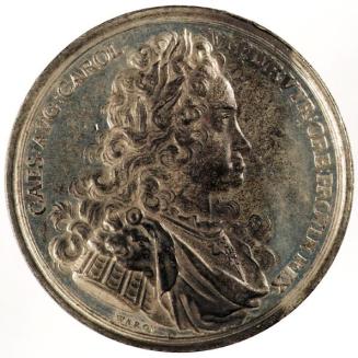 Daniel Waron, Kaiser Karl VI. und die Erneuerung des Ordens vom Goldenen Vlies, Avers, 1712, Zi ...