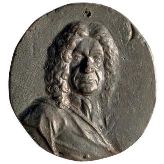 Johann Bernhard Fischer von Erlach, Medaillenentwurf auf einen Unbekannten, Galvanoplastische K ...