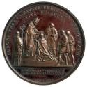 Luigi Manfredini, Medaille auf die Krönung Kaiser Ferdinands I. zum König der Langobarden in Ma ...